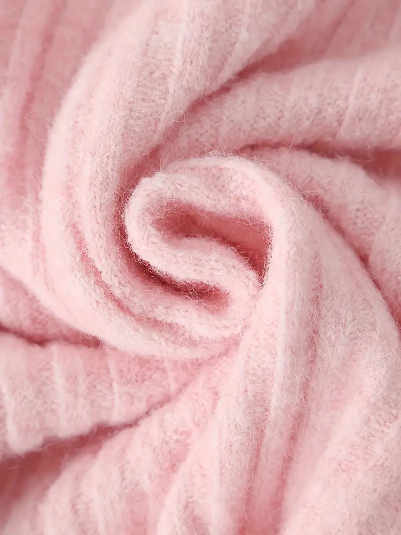 Ribbad Lanternärmad Sweater | Tillsammans mot Bröstcancer