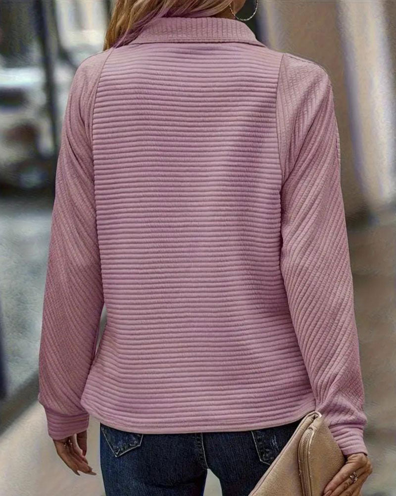 Zenia™ - Enkel Zip-Tröja