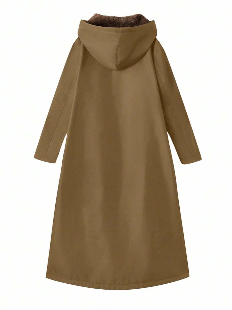 Nikki™ - Lång Luddig Kappa