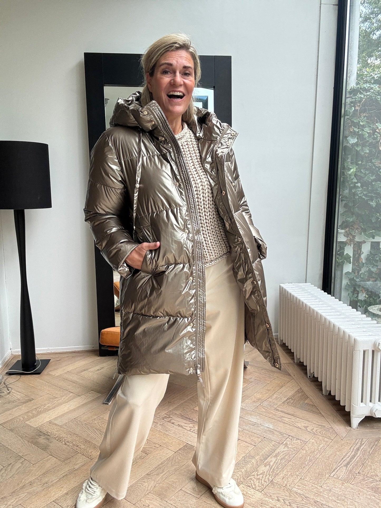 Viole™ - Metallisk Oversize Vinterjacka