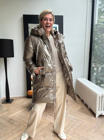 Viole™ - Metallisk Oversize Vinterjacka