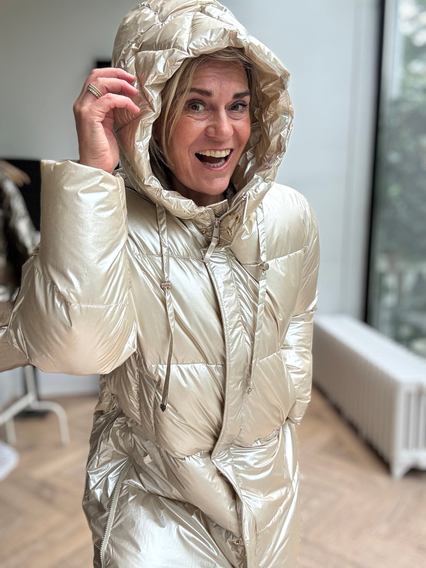 Viole™ - Metallisk Oversize Vinterjacka