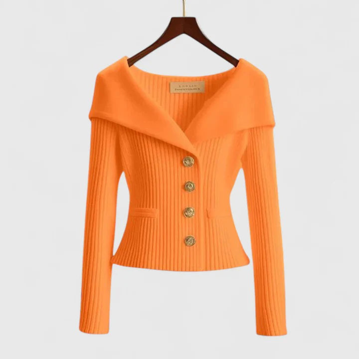Mirella™ – Elegant Stickad Tröja