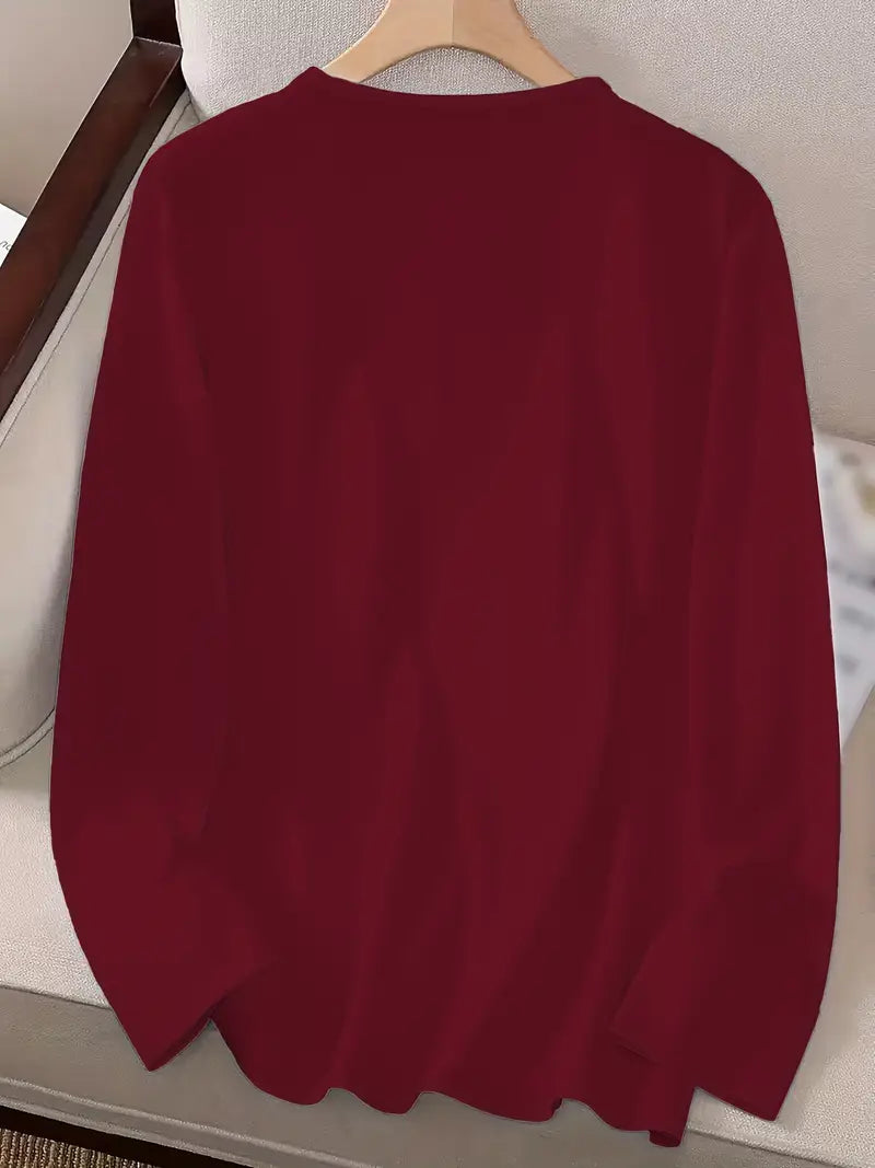 Nolia™ - Avslappnad Smiley Sweatshirt