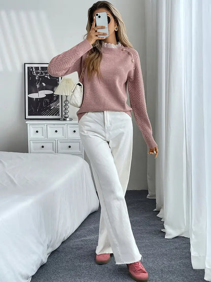 Långärmad Sweater | Tillsammans mot Bröstcancer