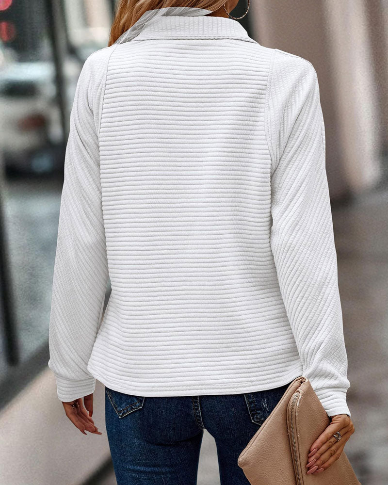 Zenia™ - Enkel Zip-Tröja