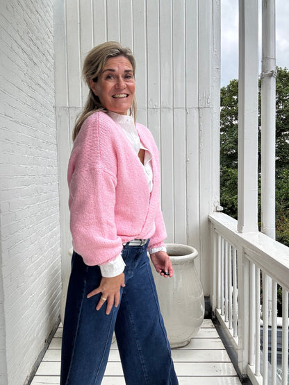 Vicki™ - Omlottstickad Tröja