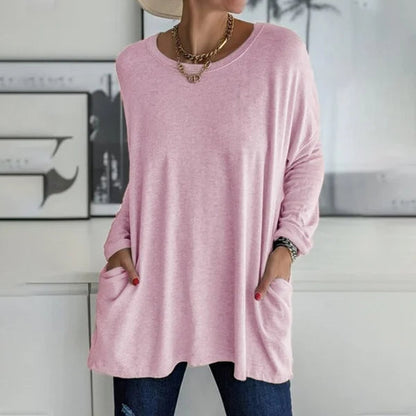 Nydia™ - Avslappnad Långärmad Topp