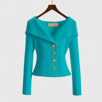 Mirella™ – Elegant Stickad Tröja
