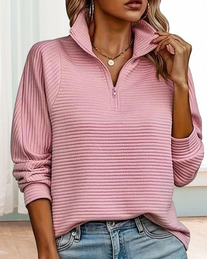 Zenia™ - Enkel Zip-Tröja