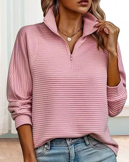 Zenia™ - Enkel Zip-Tröja