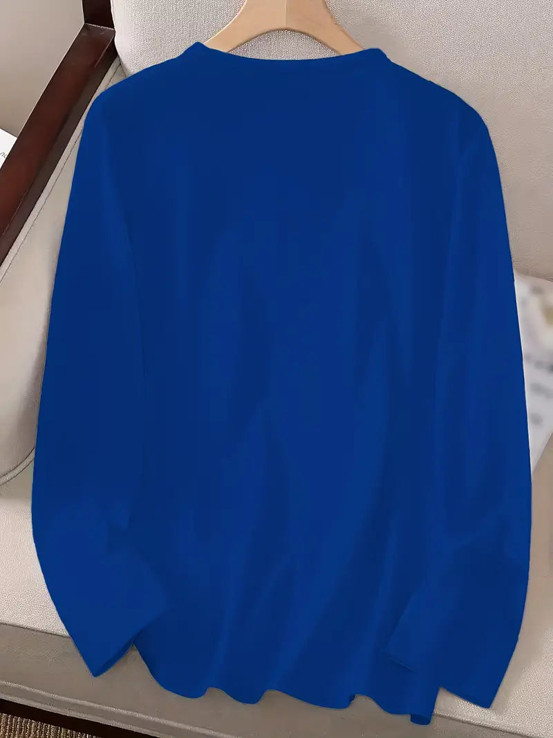 Nolia™ - Avslappnad Smiley Sweatshirt