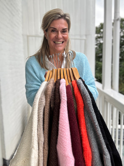 Vicki™ - Omlottstickad Tröja