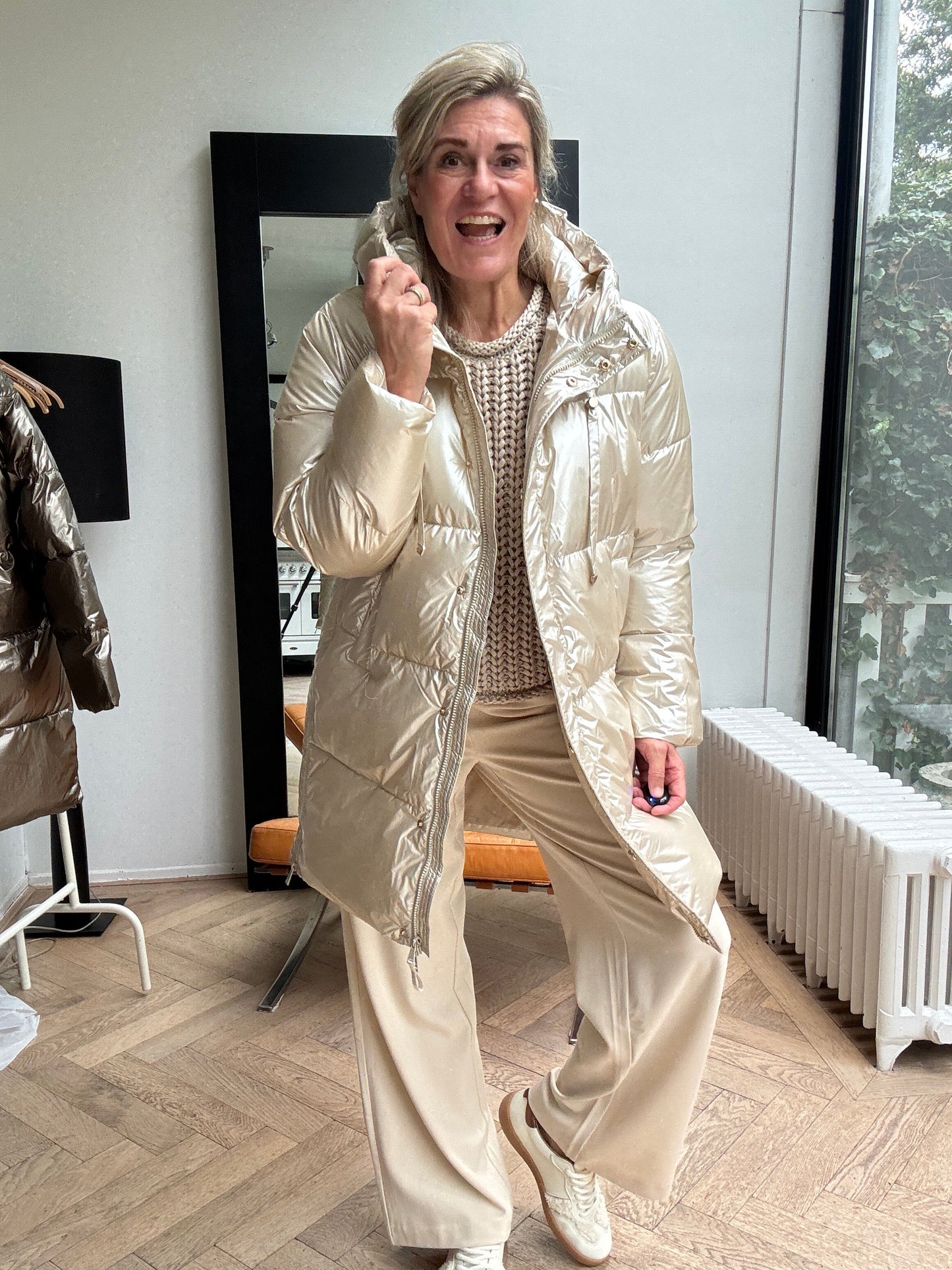 Viole™ - Metallisk Oversize Vinterjacka