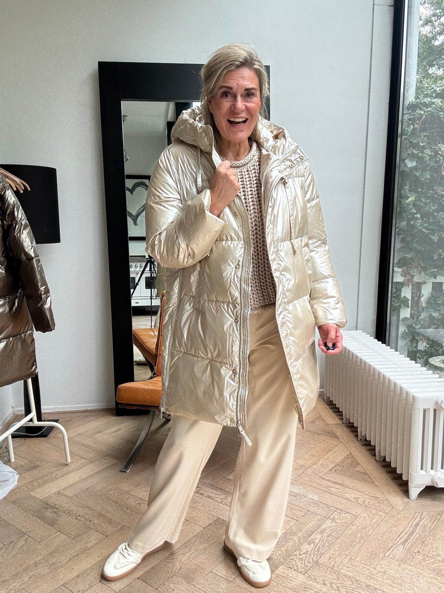 Viole™ - Metallisk Oversize Vinterjacka