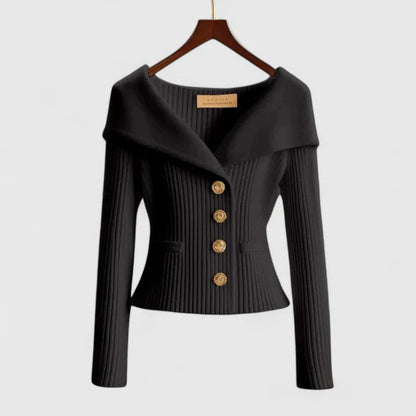 Mirella™ – Elegant Stickad Tröja