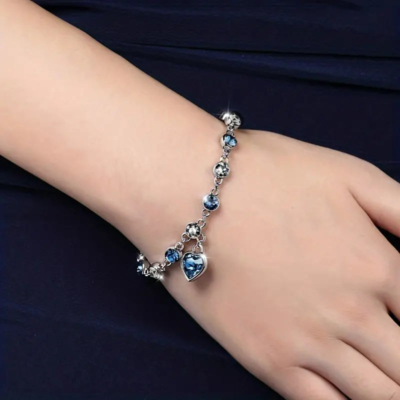 Glittrande Hjärta Armband | Tillsammans mot Diabetes