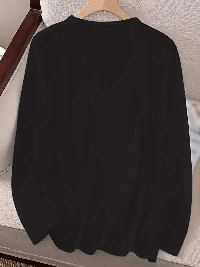 Nolia™ - Avslappnad Smiley Sweatshirt