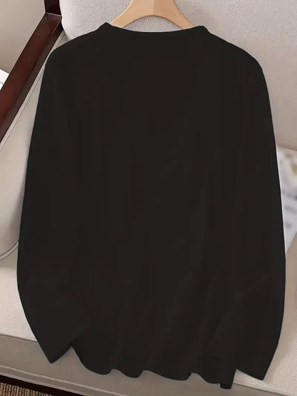 Nolia™ - Avslappnad Smiley Sweatshirt