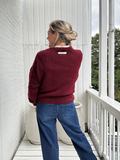 Vicki™ - Omlottstickad Tröja