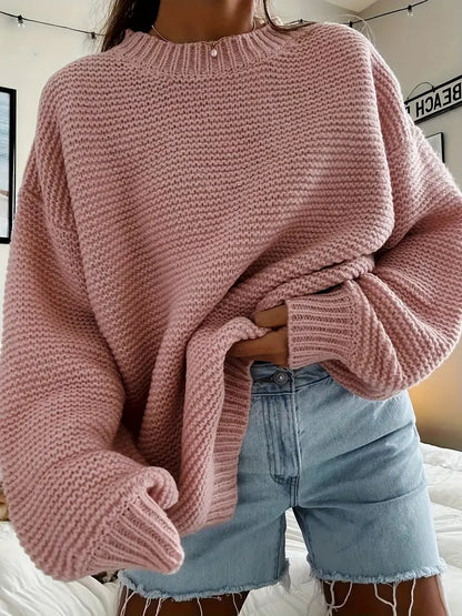 Elegant Rosa Sweater | Tillsammans mot Bröstcancer