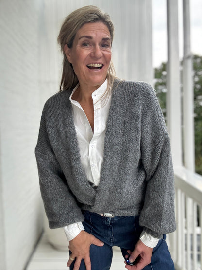 Vicki™ - Omlottstickad Tröja
