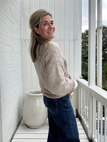 Vicki™ - Omlottstickad Tröja