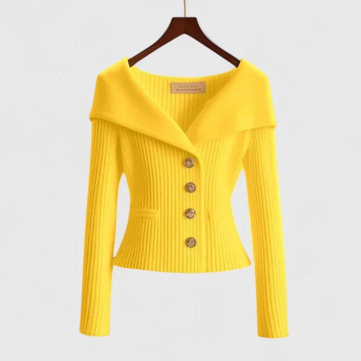 Mirella™ – Elegant Stickad Tröja