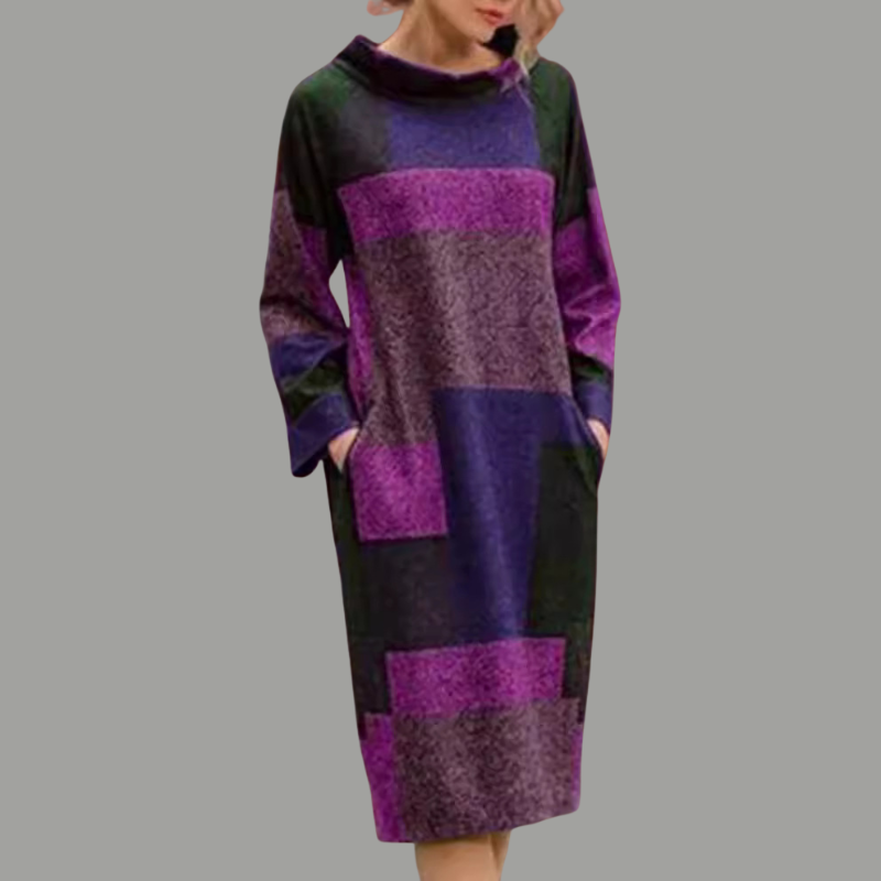 Dahlia™ - Patchwork Retro Klänning