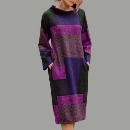 Dahlia™ - Patchwork Retro Klänning