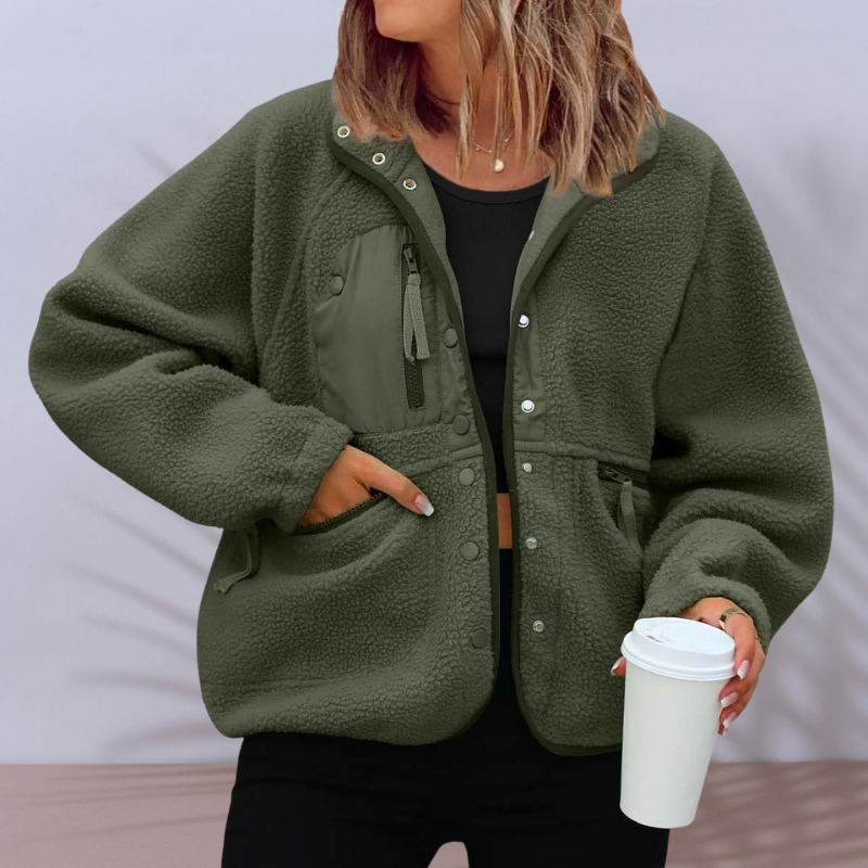 Paola™ - Mysig Fleecejacka