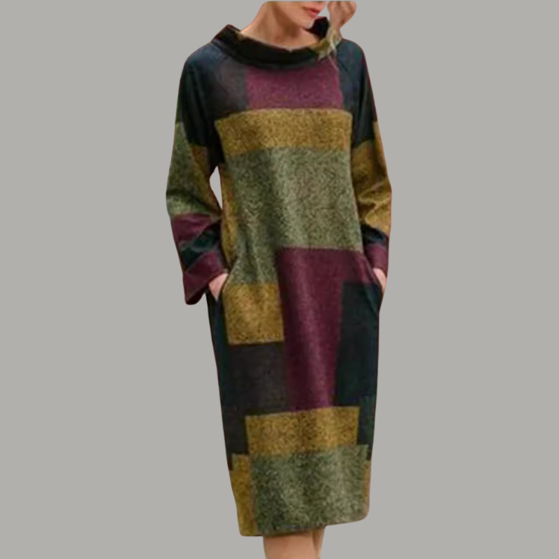 Dahlia™ - Patchwork Retro Klänning