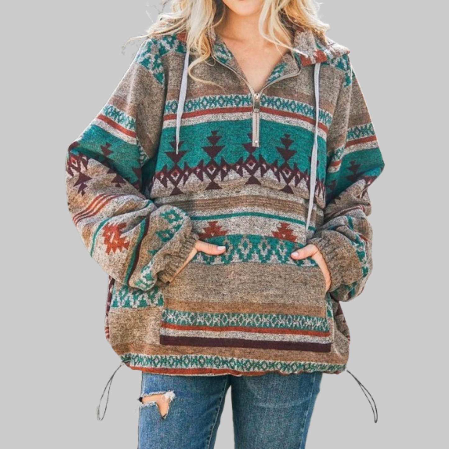 Josephina™ - Komfortabel Oversized Hettegenser