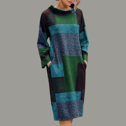 Dahlia™ - Patchwork Retro Klänning