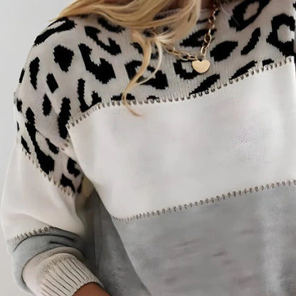 Helena™ – Randig Leopardtröja