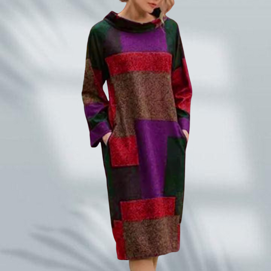 Dahlia™ - Patchwork Retro Klänning
