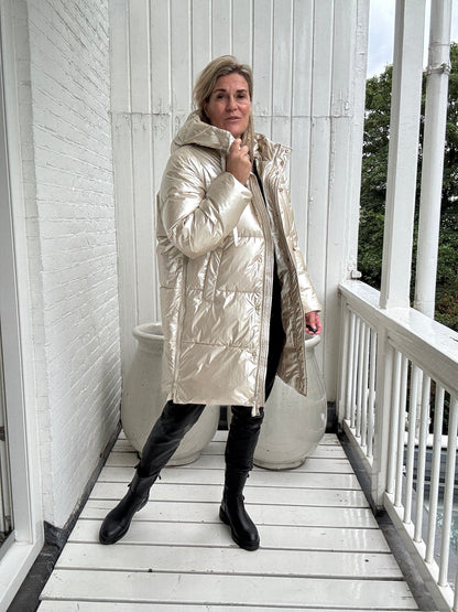 Viole™ - Metallisk Oversize Vinterjacka