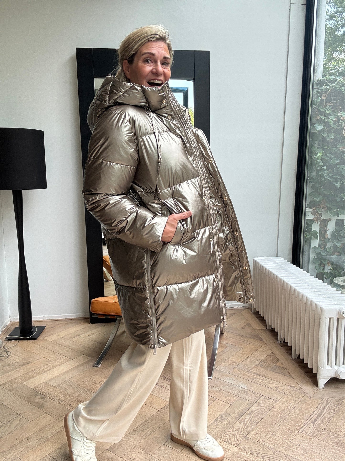 Viole™ - Metallisk Oversize Vinterjacka