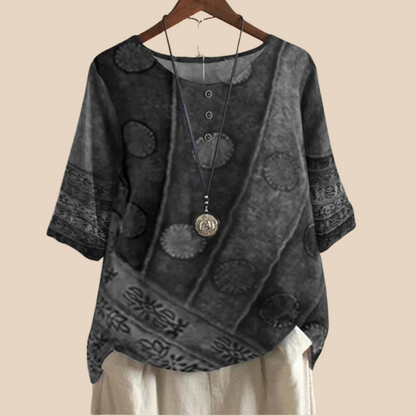 Valarie™ - Färgglad Bohemisk T-shirt