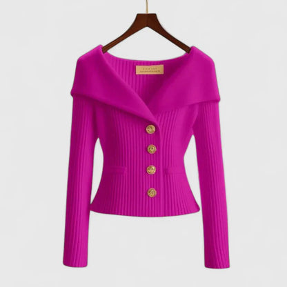 Mirella™ – Elegant Stickad Tröja