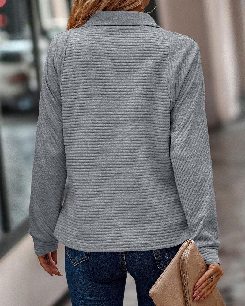 Zenia™ - Enkel Zip-Tröja