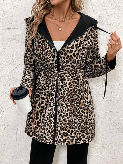 Junia™ - Leopard Vändbar Huvjacka