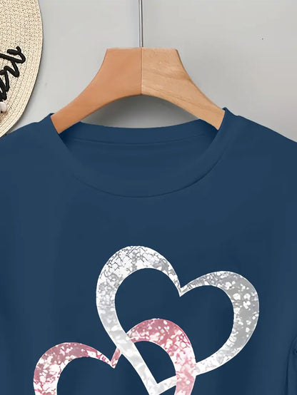 Trebla Hjärta T-shirt | Tillsammans mot Diabetes