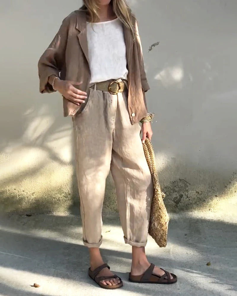 Alina™ - Stilrent Linne Set