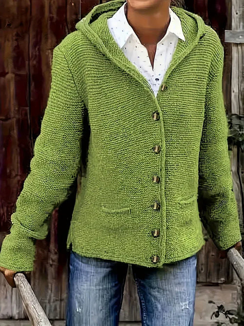 Elvira™ – Mysig Stickad Cardigan