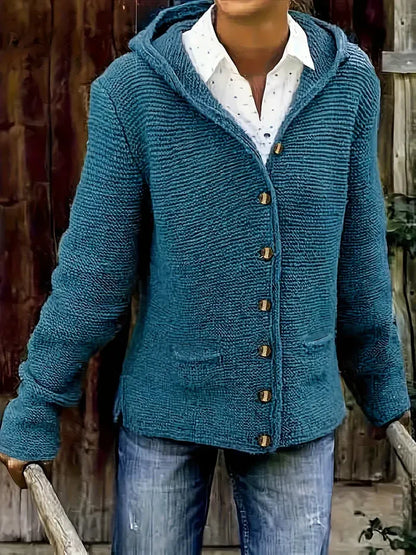 Elvira™ – Mysig Stickad Cardigan