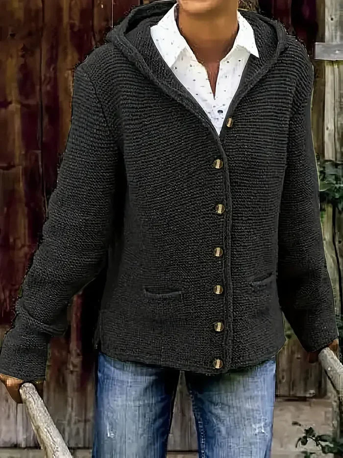 Elvira™ – Mysig Stickad Cardigan