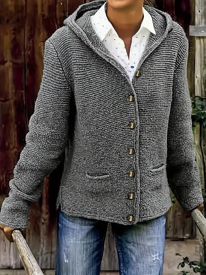 Elvira™ – Mysig Stickad Cardigan