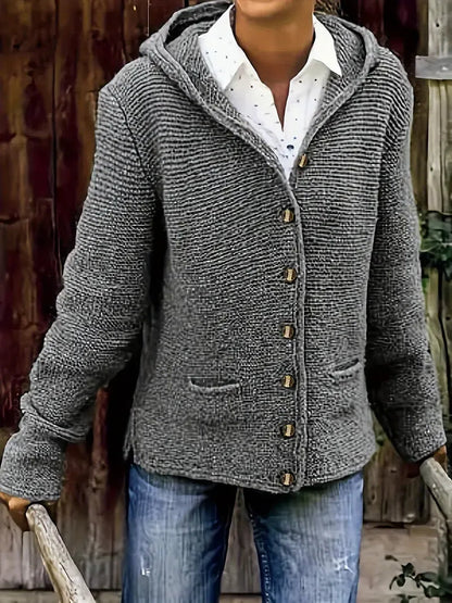 Elvira™ – Mysig Stickad Cardigan
